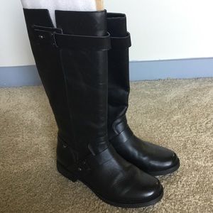Brand New Black Leather Boots